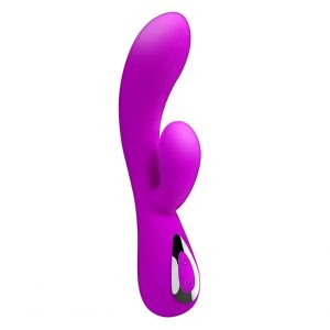 VIBRADOR DOBLE ESTIMULACIÓN ROSADO CON CONTROL BLUETOOTH APP
