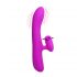 VIBRADOR CON ESTIMULADOR DE CLITORIS GIRATORIO ELTON